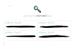 Hand Drawn Ink Brushes