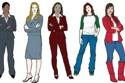 Hand Drawn Modern Women