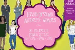 Hand Drawn Modern Women