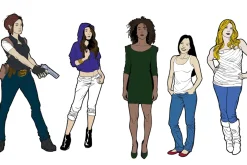 Hand Drawn Modern Women