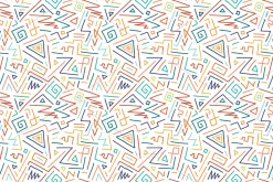 Hand drawn seamless color patterns.