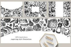 Hand-Drawn Soap Making Vector Set