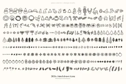 Hand-Drawn Winter Holiday Icons
