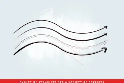 Handmade Arrow Illustrator Brushes