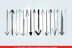 Handmade Arrow Illustrator Brushes