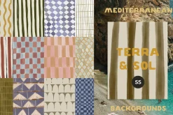 Handmade Mediterranean Backgrounds