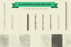 handmade texture vector brushes