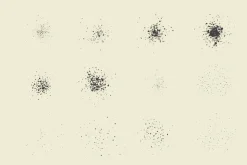 handmade texture vector brushes