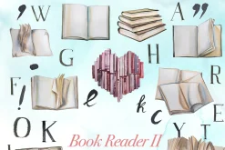 Hand-painted Book Reader II Clipart