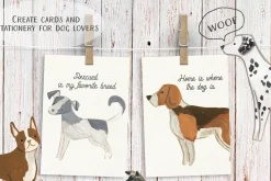 47 Hand Painted Dogs