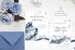 Hand-Painted Fantasy Clipart Set