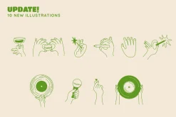 Hands, vector illustrations