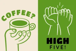 Hands, vector illustrations