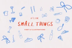 Handwritten Font + Hand Drawn Icons