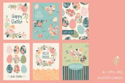 Happy Easter! Cute vector collection