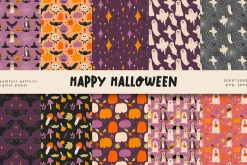 Happy Halloween art set