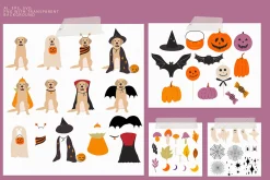 Happy Halloween art set