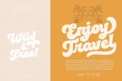 Happy Monday - Retro Groovy Fonts