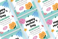 Happy Mother's Day - Flyer Set
