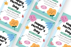 Happy Mother's Day - Flyer Set