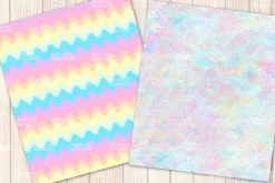 Happy Place - Rainbow textures