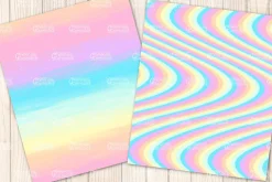 Happy Place - Rainbow textures