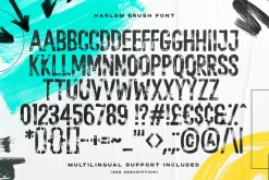 Harlem Brush Font