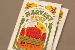 Harvest Festival Event Flyer