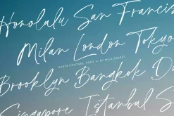 HauteCouture Handwritten Script Font