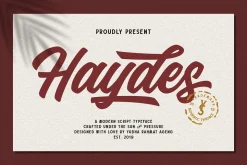 Haydes Script Font