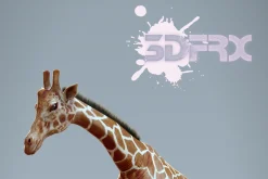 HD_GIRAFFE(Rigged&Posed)