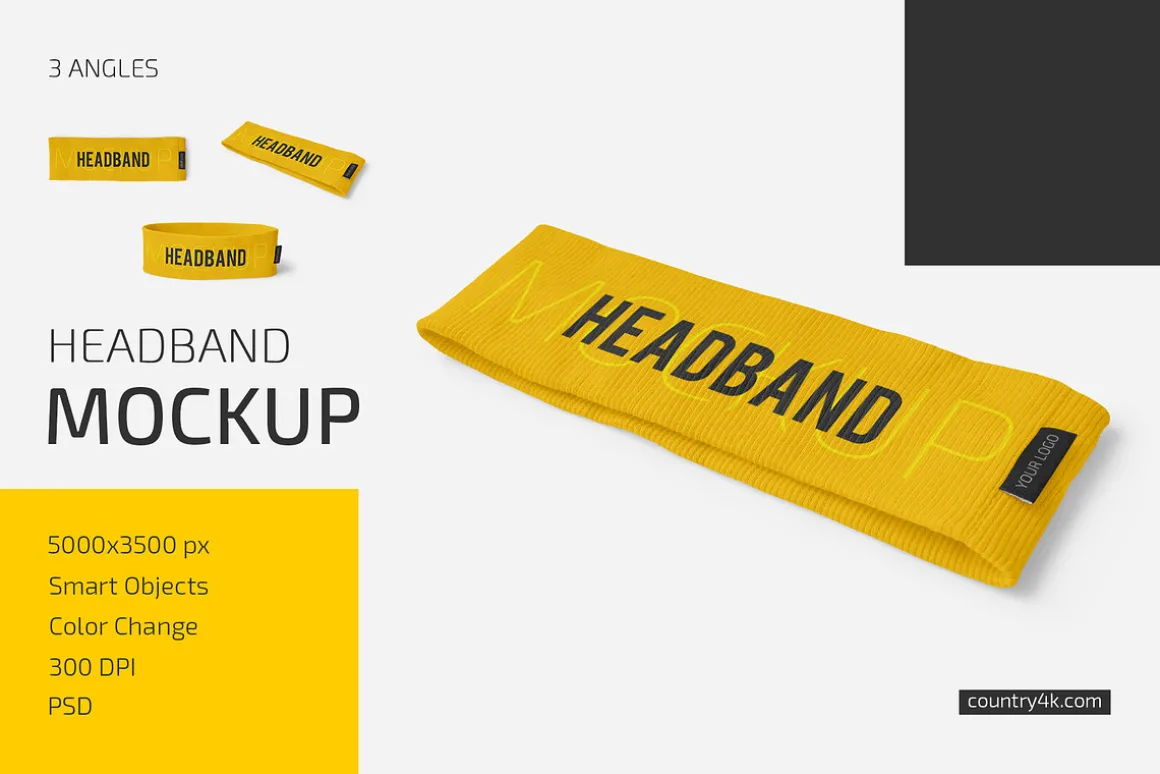 Headband Mockup Set