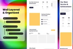 Healthcare Wireframe Website Vol. 06