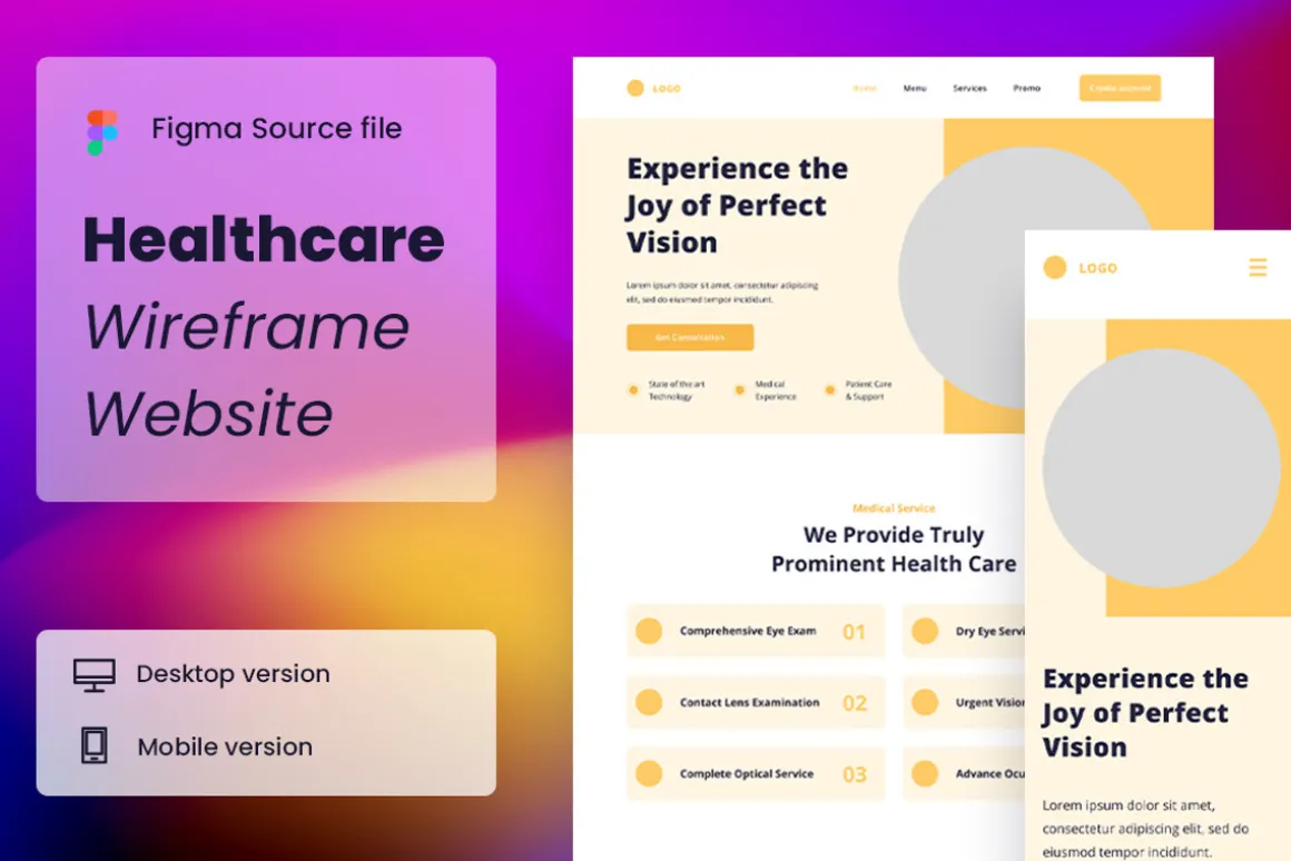 Healthcare Wireframe Website 29