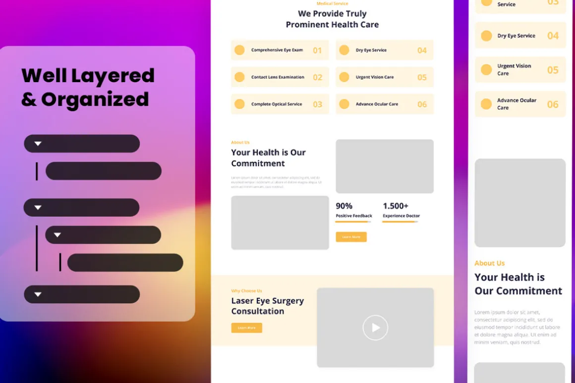 Healthcare Wireframe Website 29