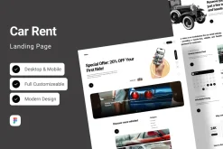 Heim - Car Rent Landing Page