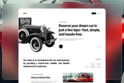Heim - Car Rent Landing Page