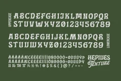 Hepives Font Family