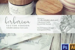 Herbarium: Vector Labels