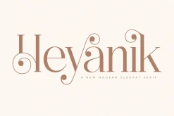Heyanik New Modern Elegant Serif