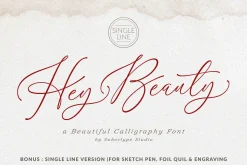 Hey Beauty - Modern Calligraphy font