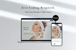 High-End Med Spa Canva Website