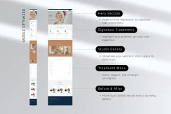 High-End Med Spa Canva Website
