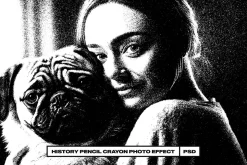 History Pencil Crayon Photo Effect