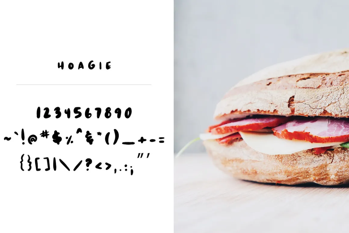Hoagie Brush Font