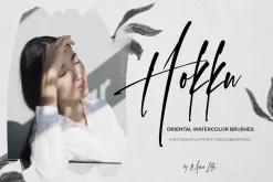 Hokku ☯ watercolor oriental brushset