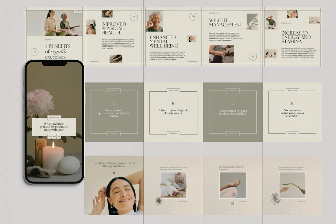 Holistic Wellness Templates | Canva