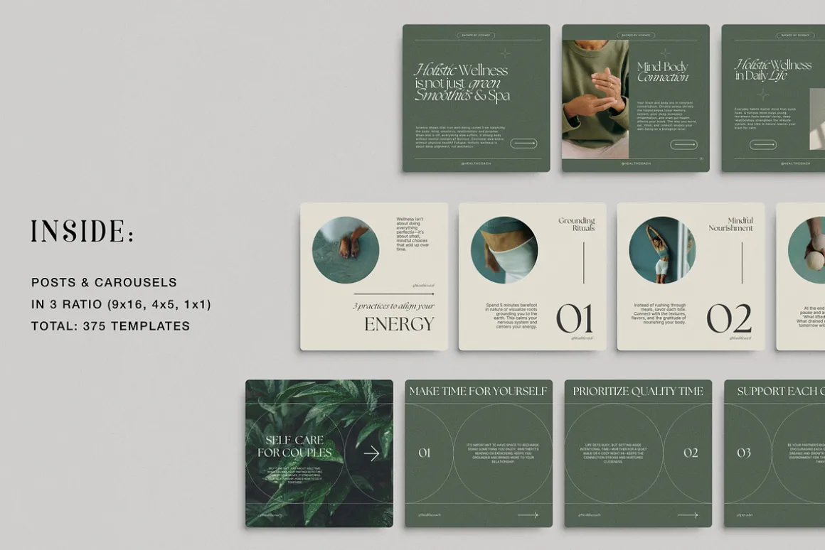 Holistic Wellness Templates | Canva