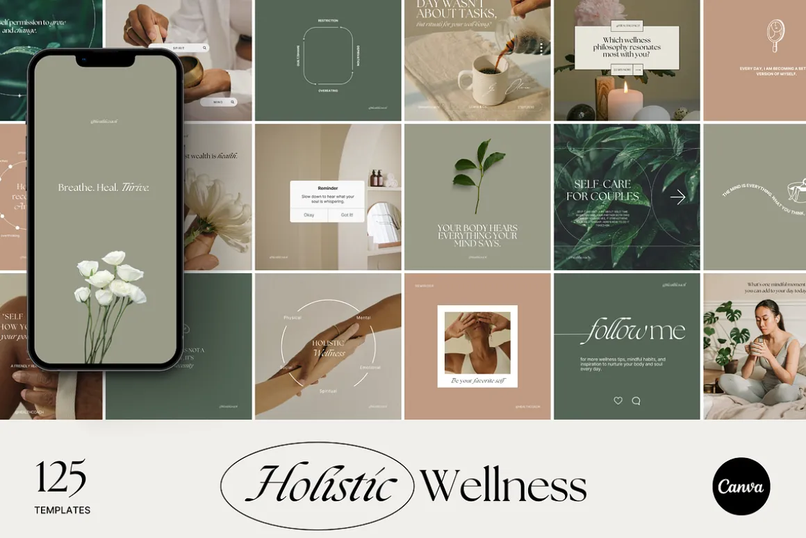 Holistic Wellness Templates | Canva