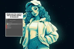 Hologram Photo Effect